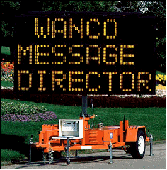 Wanco roadside message board