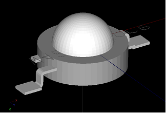 LED ray emanation