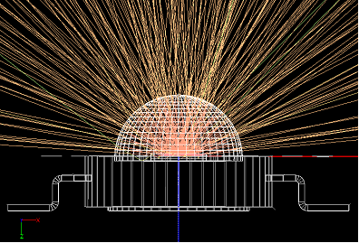 LED refraction