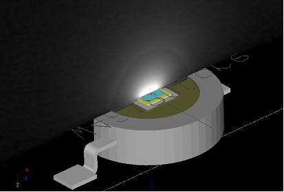 LED ray emanation